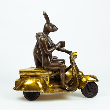 They Were Always Side by Side (Bronze Sculpture)