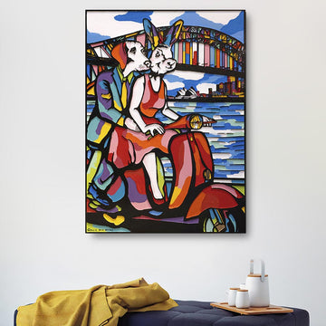 They were feeling the vibes today (Original Painting)