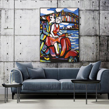 They were feeling the vibes today (Original Painting)