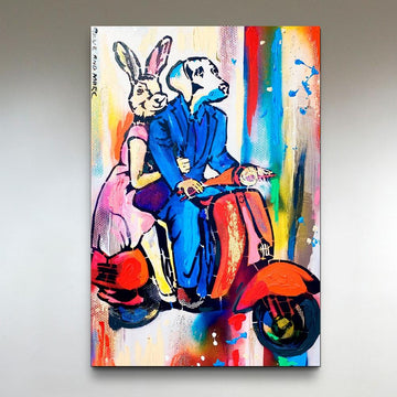 They were going all the way (Original Painting)