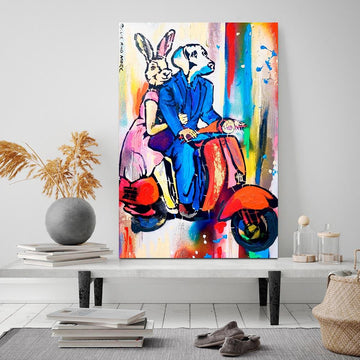 They were going all the way (Original Painting)