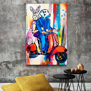 They were going all the way (Original Painting)