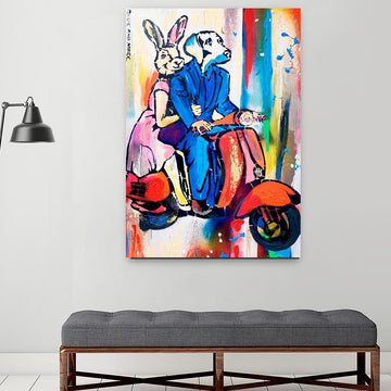 They were going all the way (Original Painting)