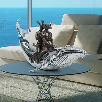 They Had a Whale of a Time (Bronze Sculpture)