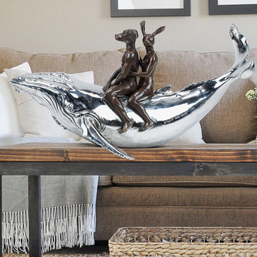 They Had a Whale of a Time (Bronze Sculpture)