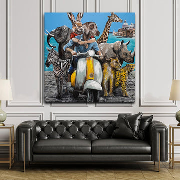 They Were Wild About the Wild (Original Painting)