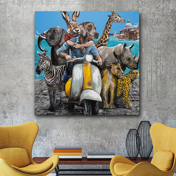 They Were Wild About the Wild (Original Painting)