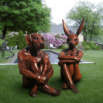 Nature Dog (Fibreglass Sculpture)