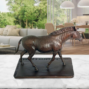 Love the Grevy's Zebra (Bronze Sculpture)