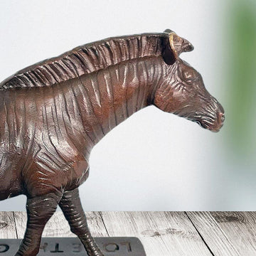 Love the Grevy's Zebra (Bronze Sculpture)